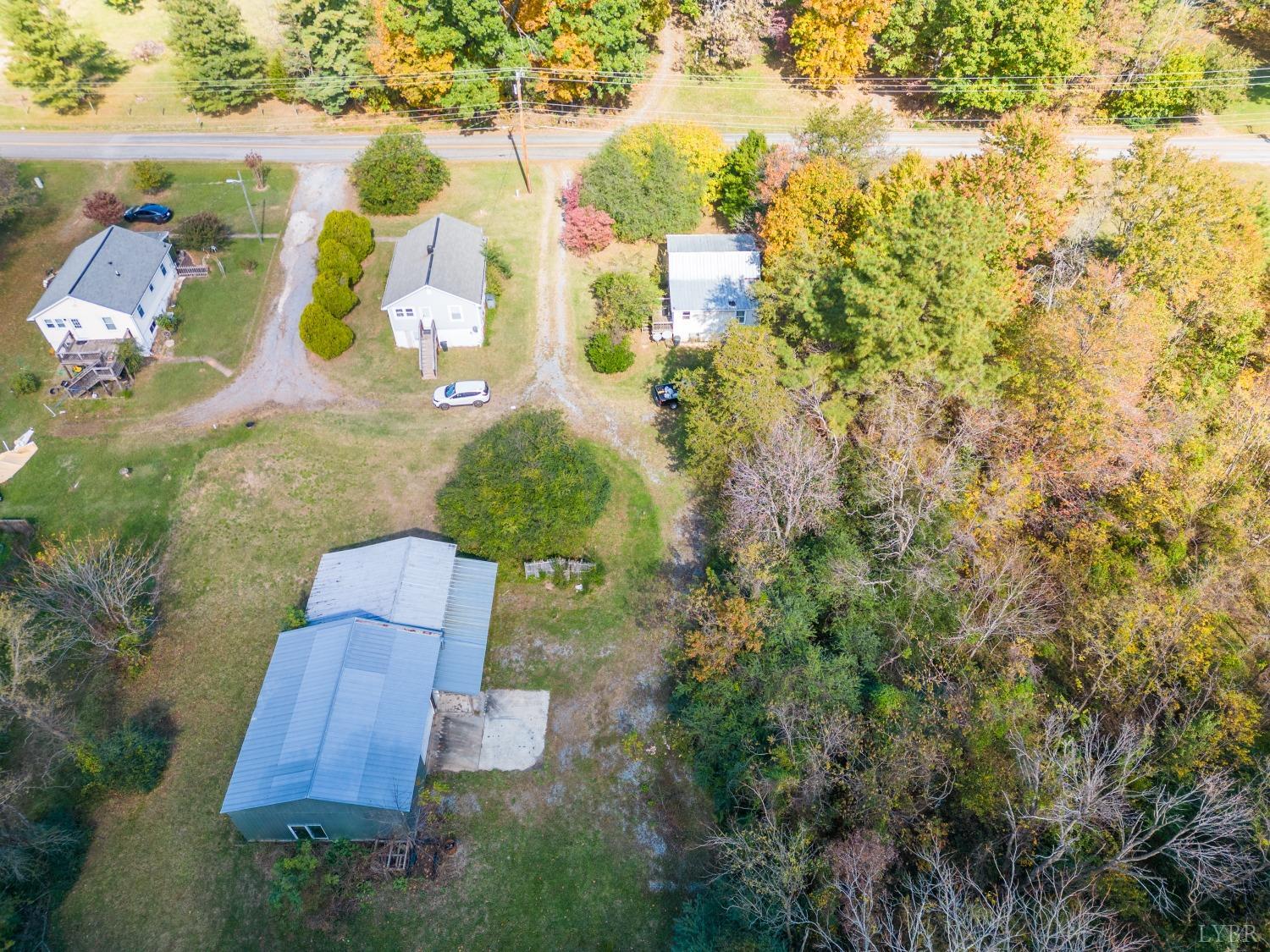 3676 Depot Road Rustburg, VA 24588 - Photo 32 of 37 an aerial view of houses with yard