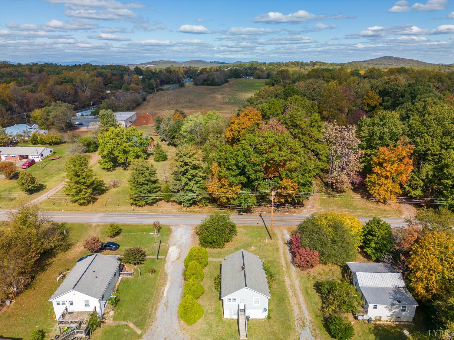 3676 Depot Road Rustburg, VA 24588 - Photo 36 of 37 an aerial view of residential houses with outdoor space