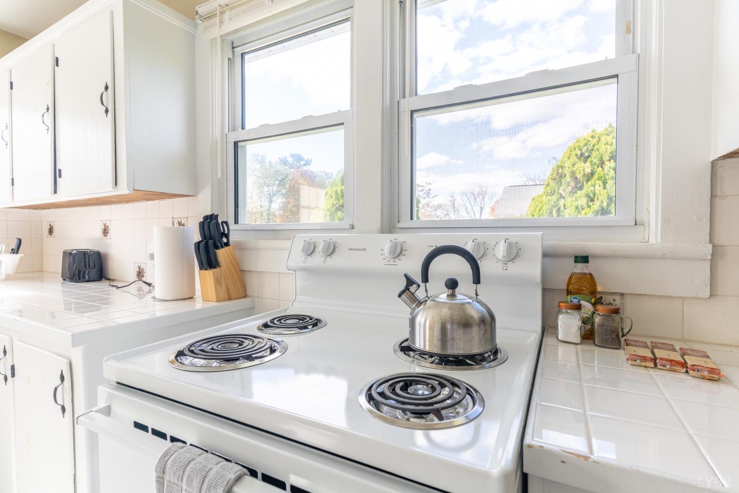 3676 Depot Road Rustburg, VA 24588 - Photo 10 of 37 a kitchen with a stove a sink and a microwave