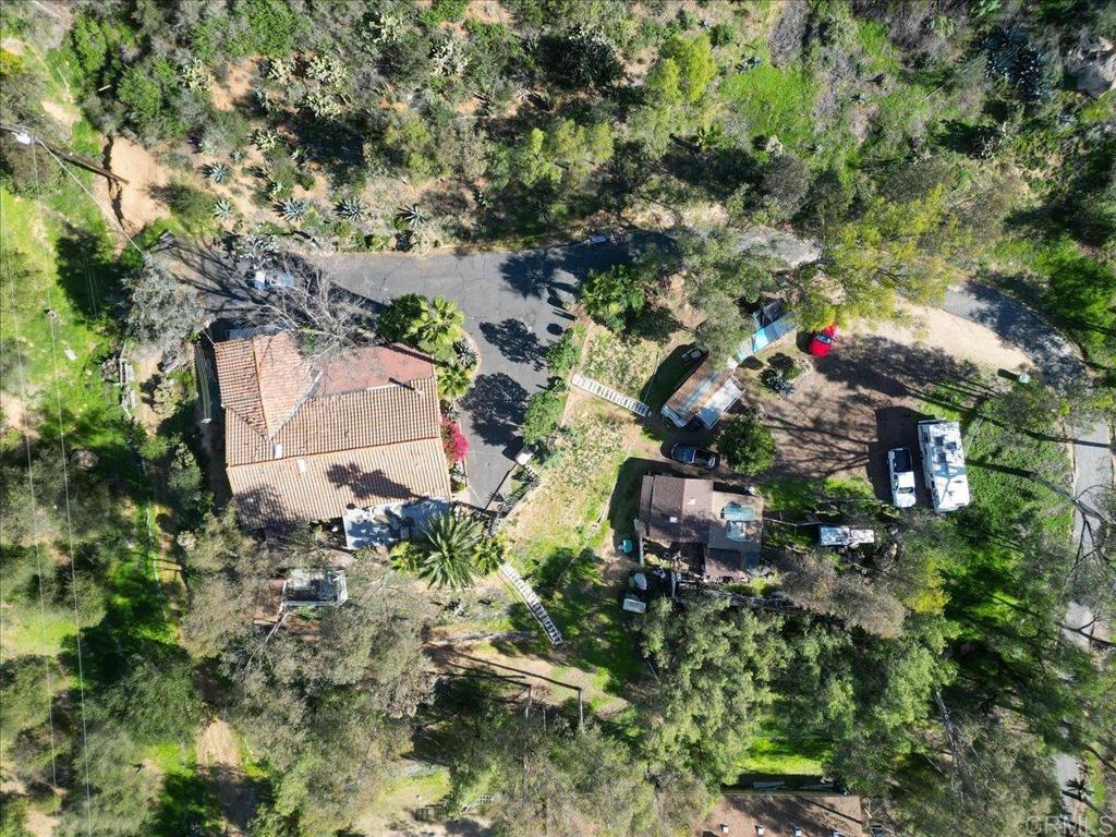 823 Rice Canyon Road Fallbrook, CA 92028 - Photo 29 of 30 an aerial view of residential house with outdoor space and trees all around