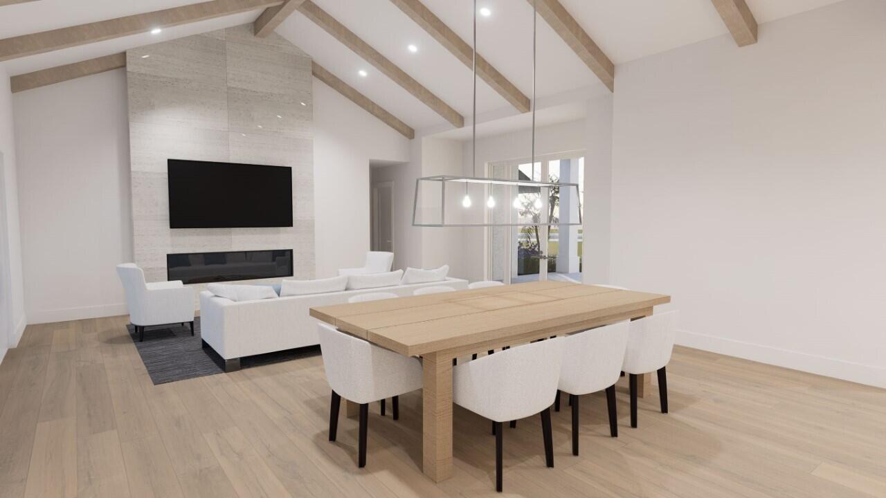 1504 Ocean Way Jupiter, FL 33477 - Photo 7 of 17 a view of a dining room with furniture and wooden floor