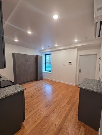 165 Hawthorne Street, Unit 306 Chelsea, MA 02150 - Photo 2 of 11 a view of an empty room with kitchen and window