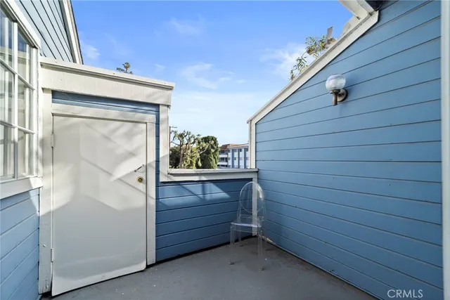 a view of front door