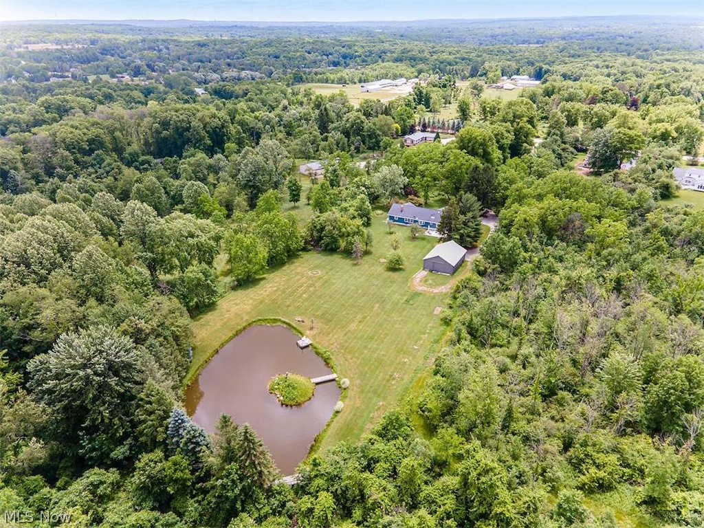 11292 Butternut Road Chardon, OH 44024 - Photo 3 of 49 Expansive property featuring a private pond with a central island and two docks