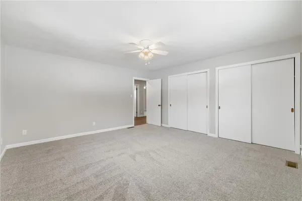 a view of an empty room