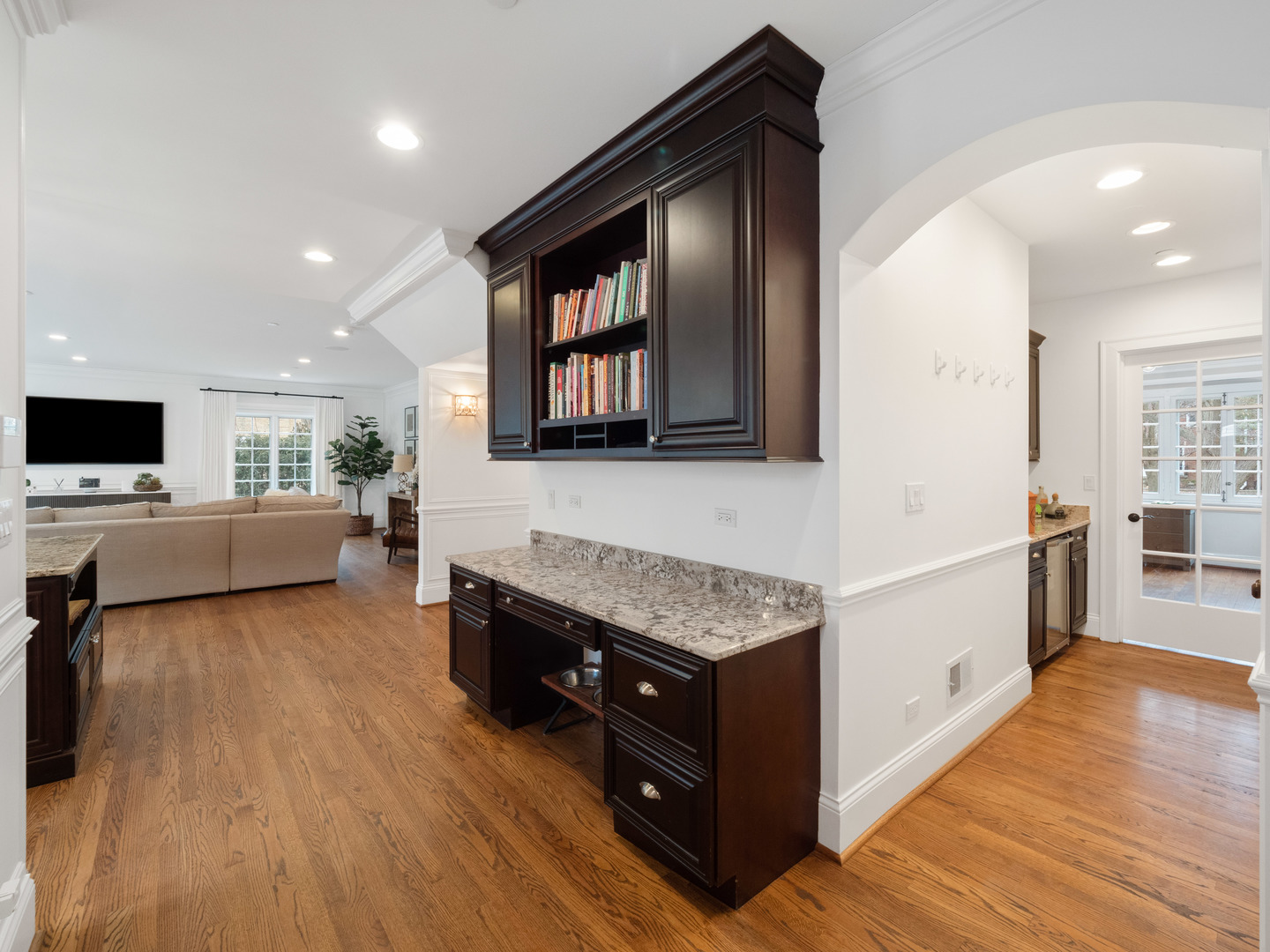 611 Wisner Street Park Ridge, IL 60068 - Photo 13 of 36 a kitchen with stainless steel appliances granite countertop a stove and a wooden floors