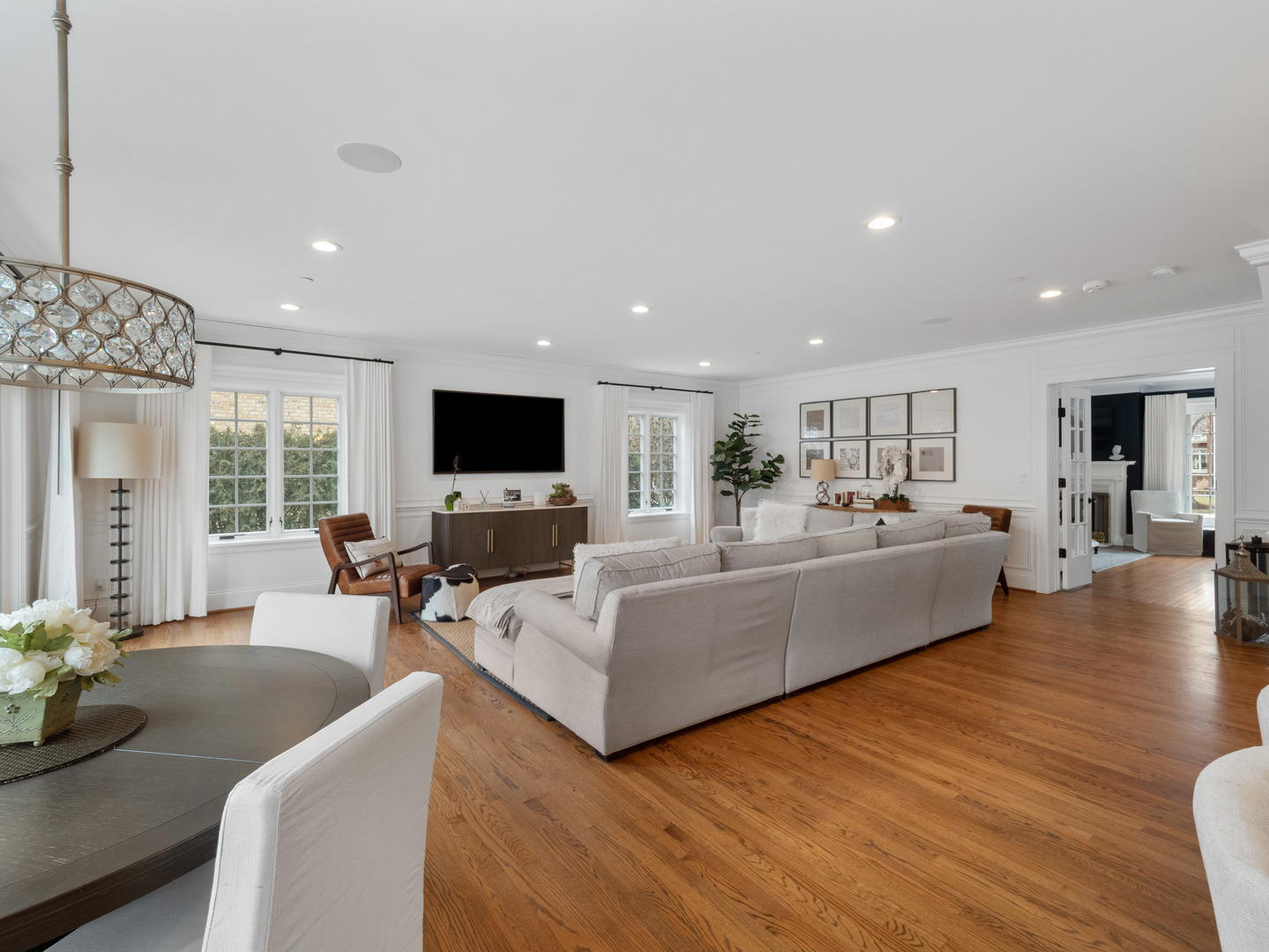 611 Wisner Street Park Ridge, IL 60068 - Photo 9 of 36 a living room with furniture flat screen tv and couches