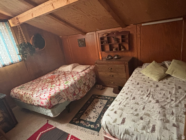 6476 Stauffer Road, Unit 4 Montpelier, ID 83254 - Photo 16 of 17 Wood-paneled room with sloped wood-finish ceiling