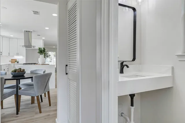 a view of a backyard of a house