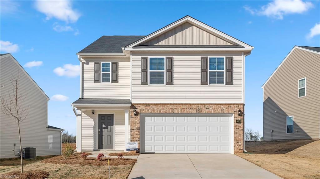 Home model is representative of residential design