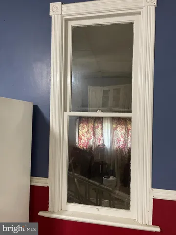 a view of a glass door with a glass door