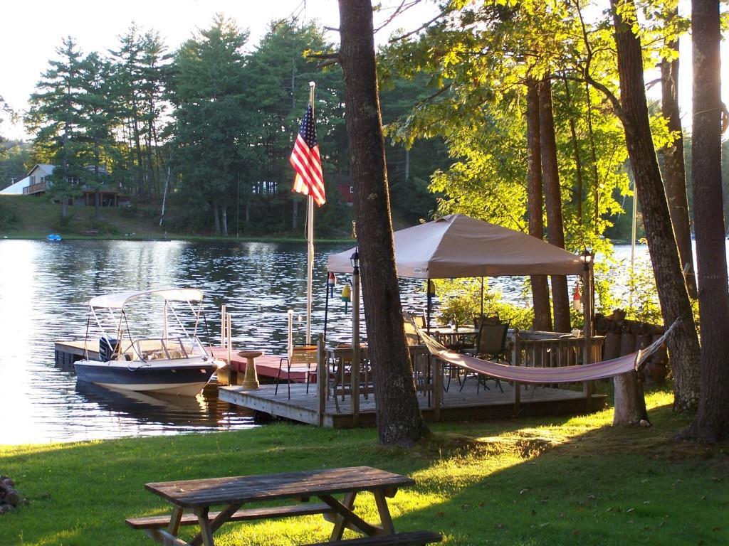 74 Pickerel Pond Road Limerick, ME 04048 - Photo 9 of 16 Dock and plenty of room on the pond...