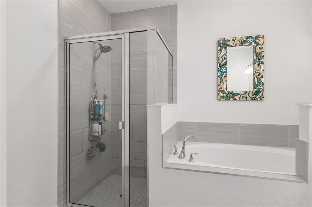 5688 Southwest 92nd Place Ocala, FL 34476 - Photo 32 of 54 a bathroom with a bathtub and a shower