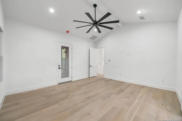 a view of an empty room