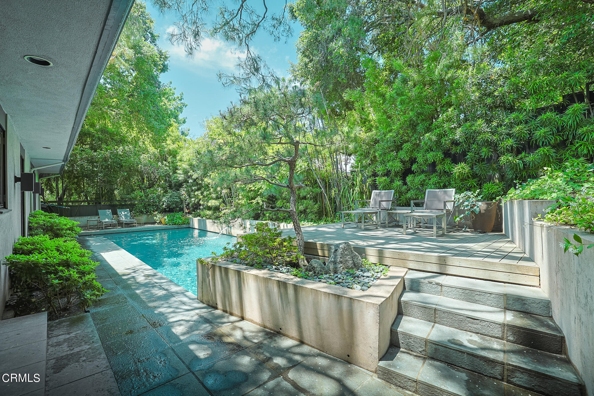 603 Arbor Street Pasadena, CA 91105 - Photo 25 of 26 a view of a backyard with swimming pool