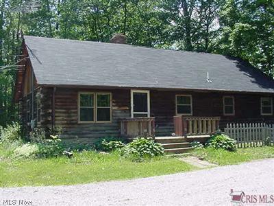 7757 Yale Road Atwater, OH 44201 - Photo 1 of 1 Back view of cabin.