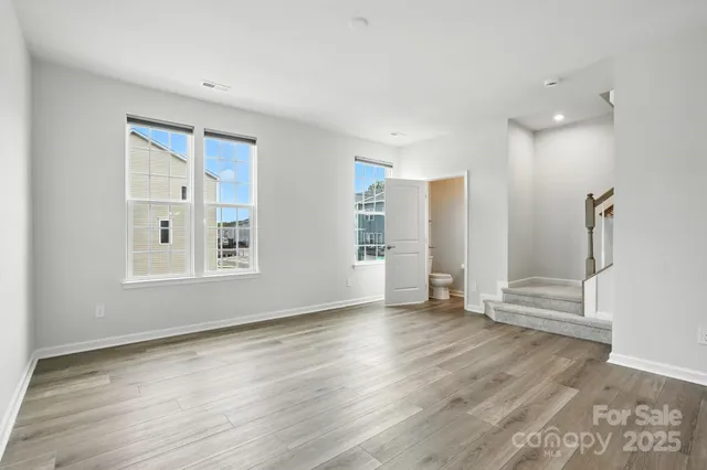 a view of livingroom with hardwood