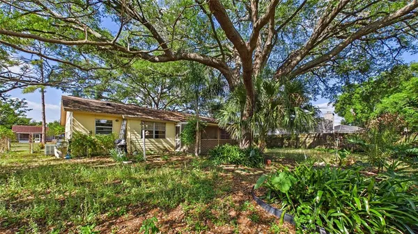 a view of outdoor space and yard