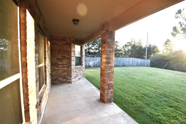 a view of a porch