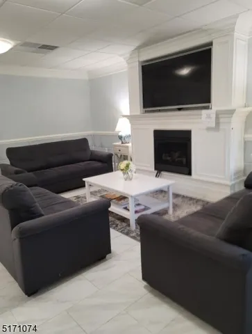 a gym room with gym equipment