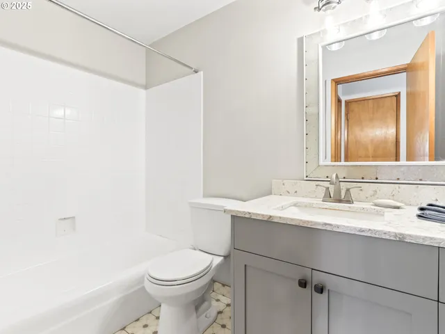 a view of bathroom with shower