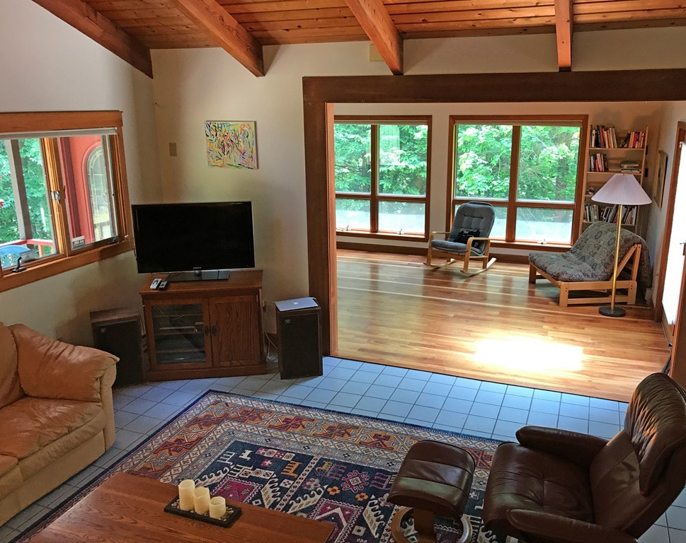 146 Bray Road Buckland, MA 01370 - Photo 15 of 30 a living room with furniture and a flat screen tv