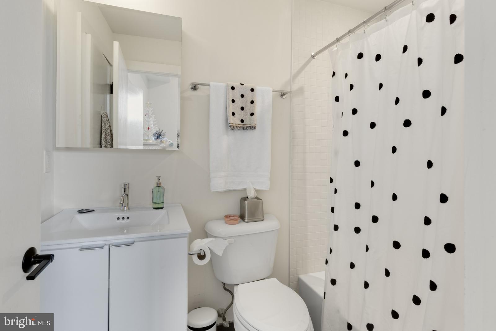 630 Federal Street, Unit 304 Philadelphia, PA 19147 - Photo 21 of 26 a bathroom with a toilet sink and mirror