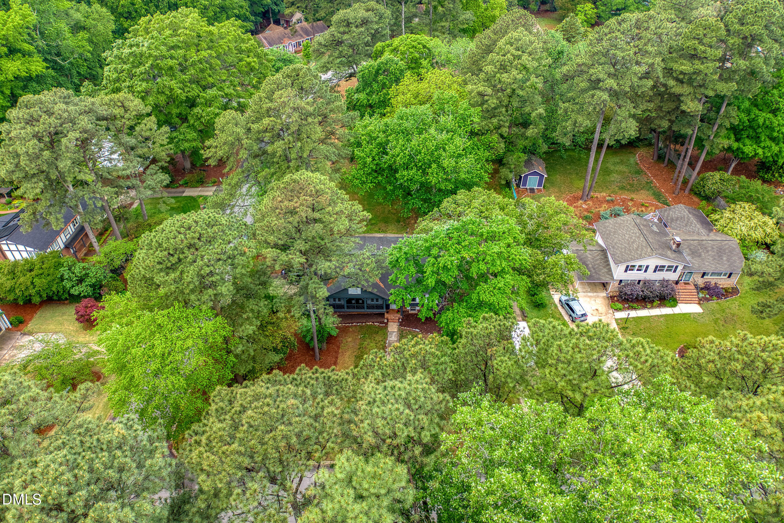 1701 Bellemeade Street Raleigh, NC 27607 - Photo 39 of 47 39 -1701 bellemeade st, drone, exterior
