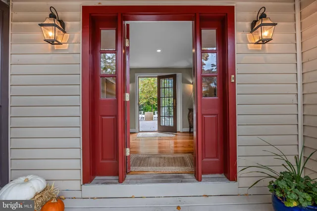 aerial view of a house