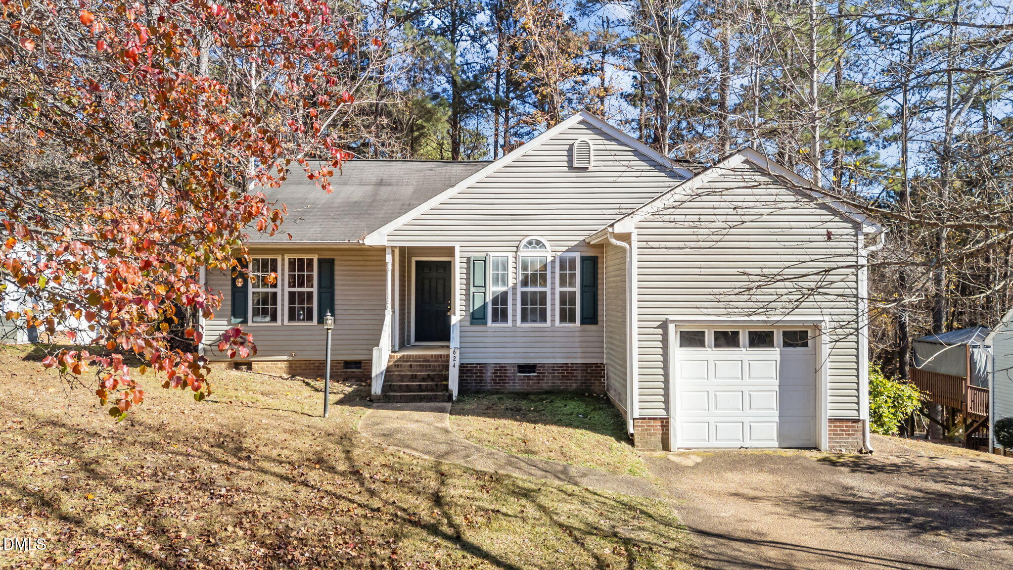 624 Harris Point Way Wake Forest, NC 27587 - Photo 2 of 38 a view of a house with a yard and large tree