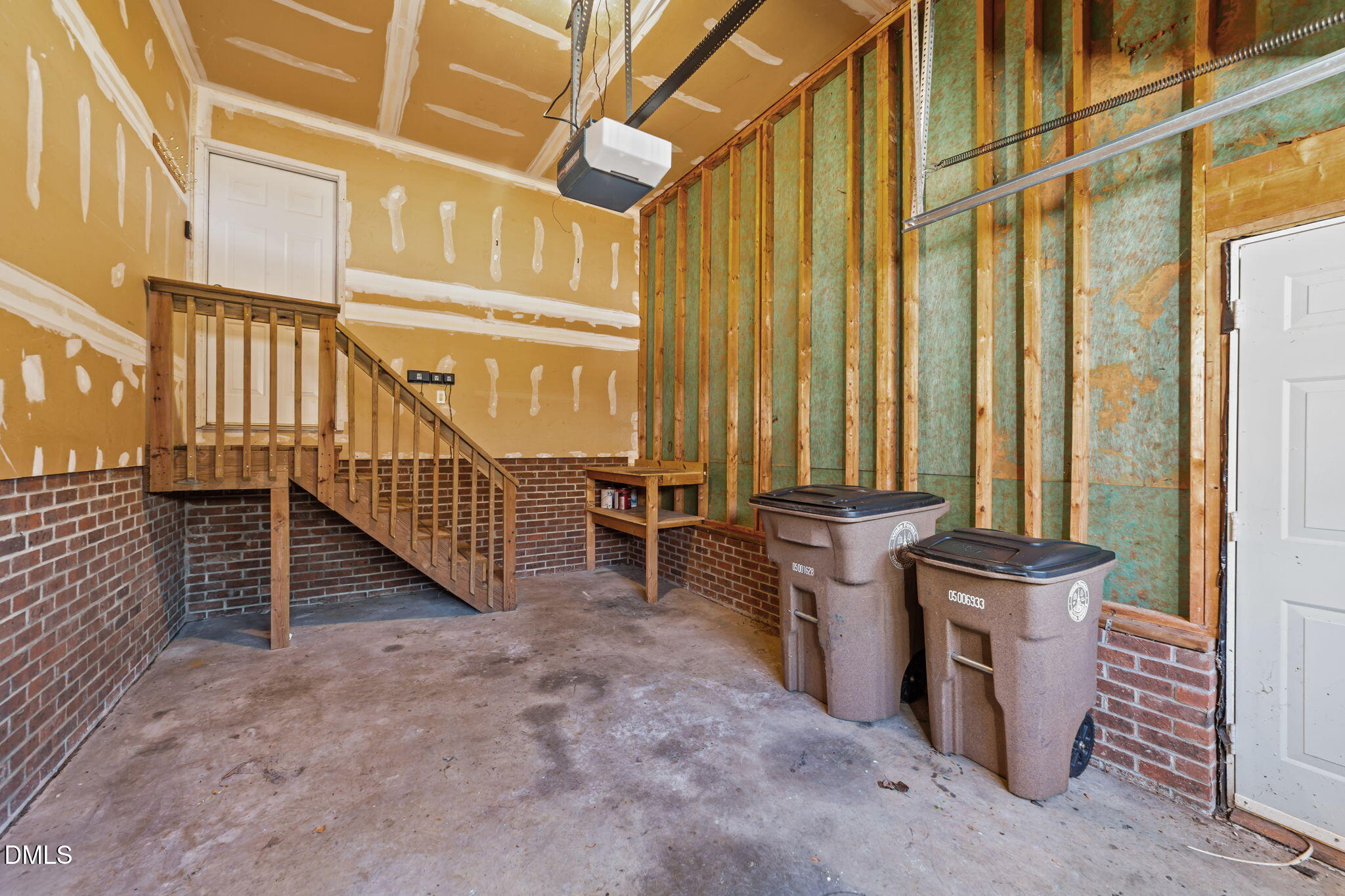 624 Harris Point Way Wake Forest, NC 27587 - Photo 32 of 38 a view of a porch with wooden floor and iron stairs