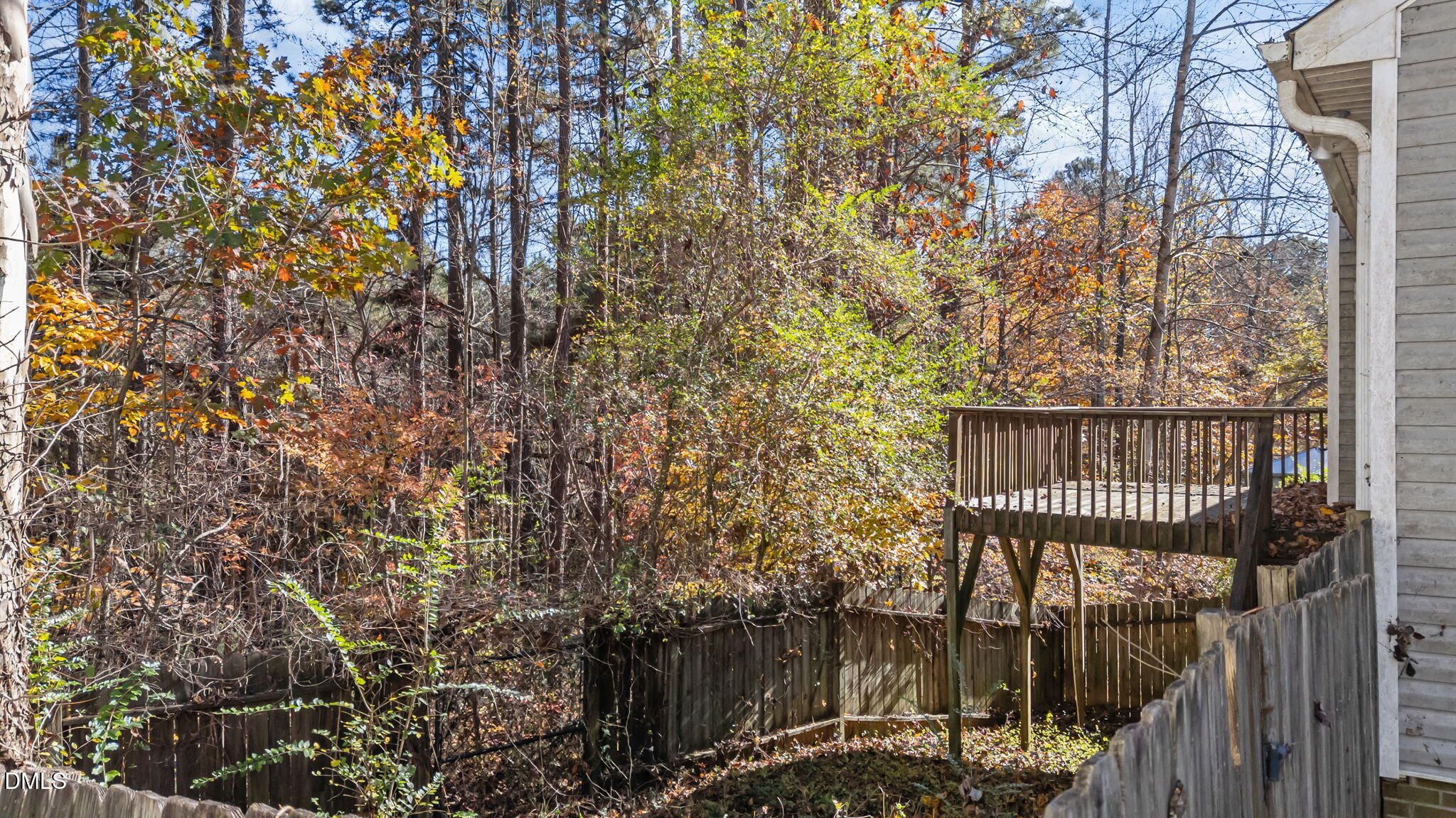 624 Harris Point Way Wake Forest, NC 27587 - Photo 33 of 38 a view of balcony with wooden fence