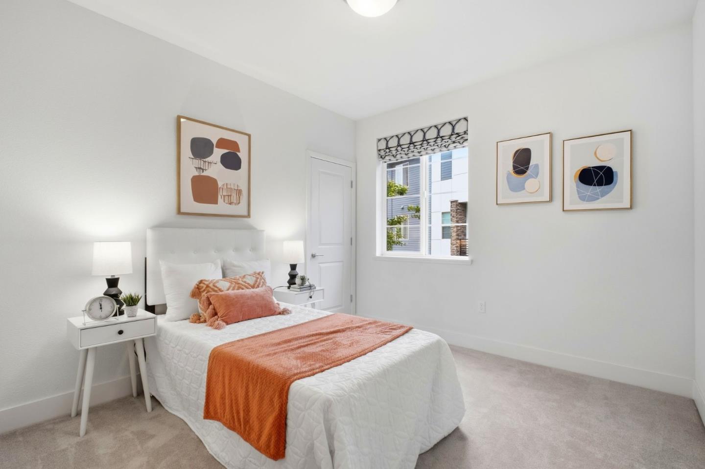 385 Line Street Hayward, CA 94544 - Photo 18 of 38 a bedroom with a bed and a table