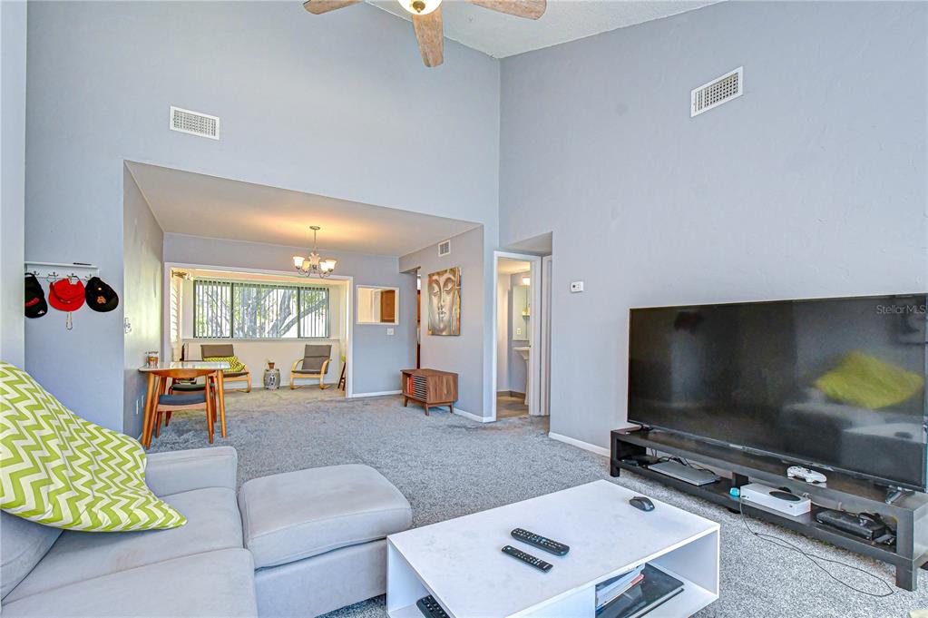 13402 Pinelake Way, Unit 202B Tampa, FL 33618 - Photo 12 of 42 a living room with furniture and a flat screen tv