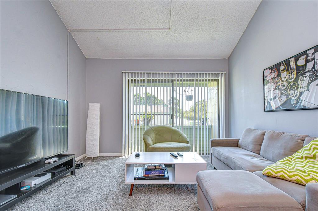 13402 Pinelake Way, Unit 202B Tampa, FL 33618 - Photo 10 of 42 a living room with a couch and a flat screen tv