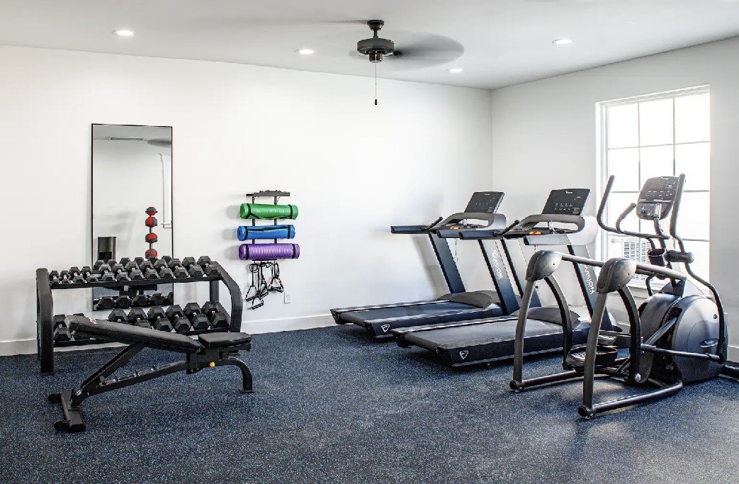 9730 Kilkenny Street Rosharon, TX 77583 - Photo 8 of 14 a view of a room with gym equipment