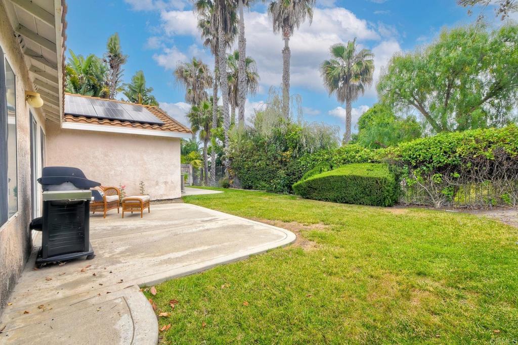 1208 Sunglow Drive Oceanside, CA 92056 - Photo 16 of 20 a view of a backyard with a barbeque grill and plants