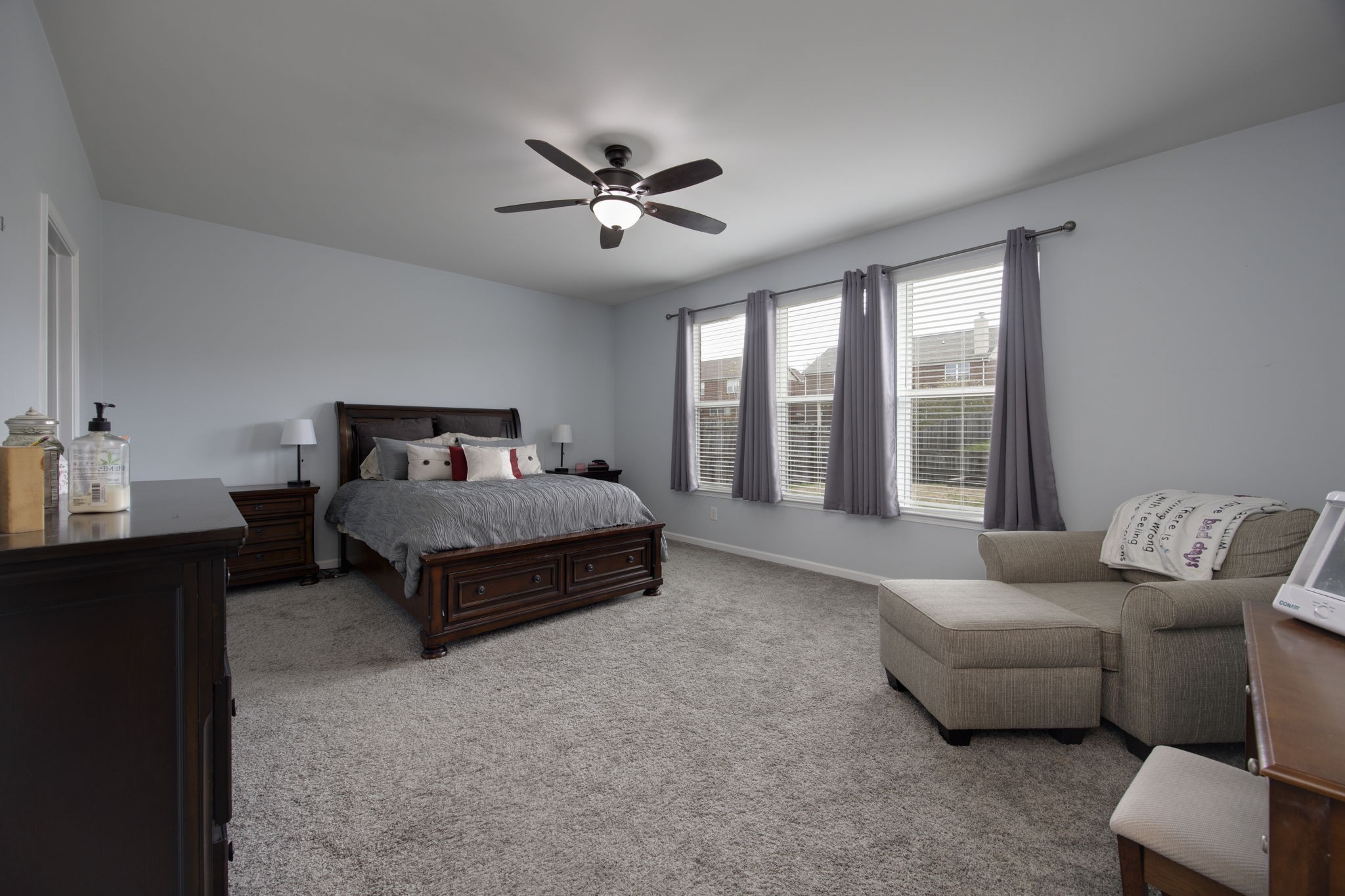 1014 Lacebark Lane Hendersonville, TN 37075 - Photo 32 of 69 a bedroom with furniture and a large window