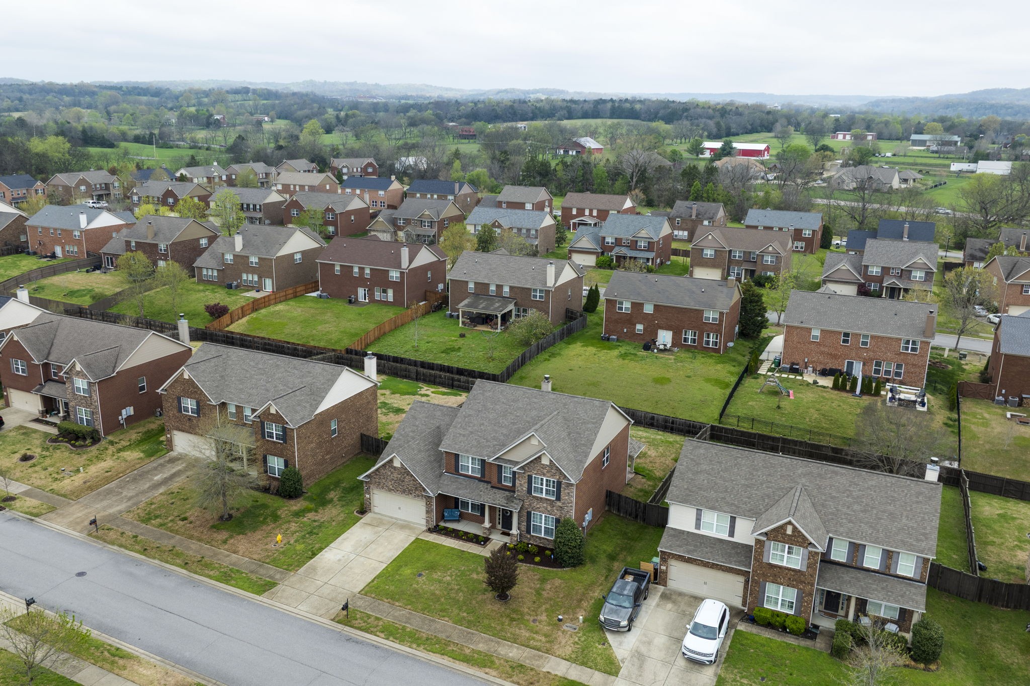 1014 Lacebark Lane Hendersonville, TN 37075 - Photo 56 of 69 an aerial view of residential houses with outdoor space