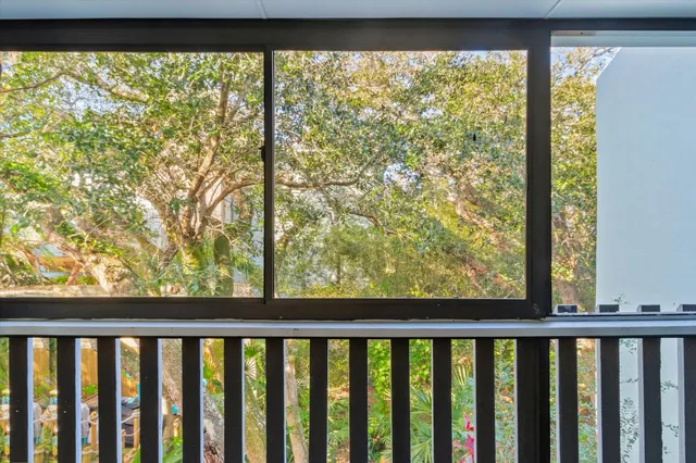 a view of entryway and workspace