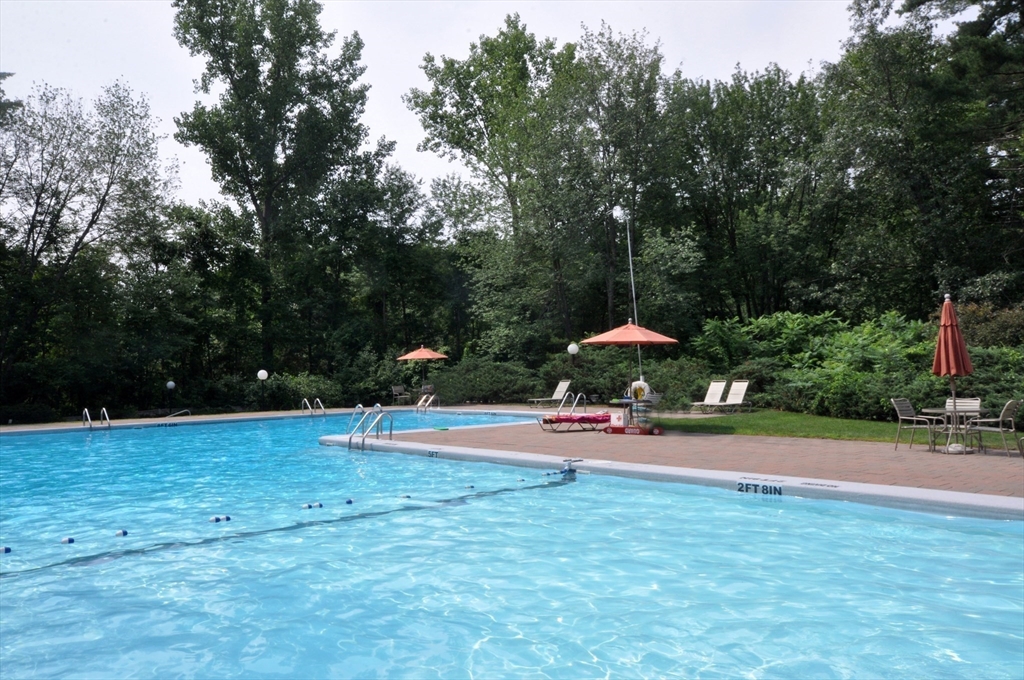 244 Old Beaverbrook, Unit 244 Acton, MA 01718 - Photo 33 of 42 a backyard of a house with table and chairs