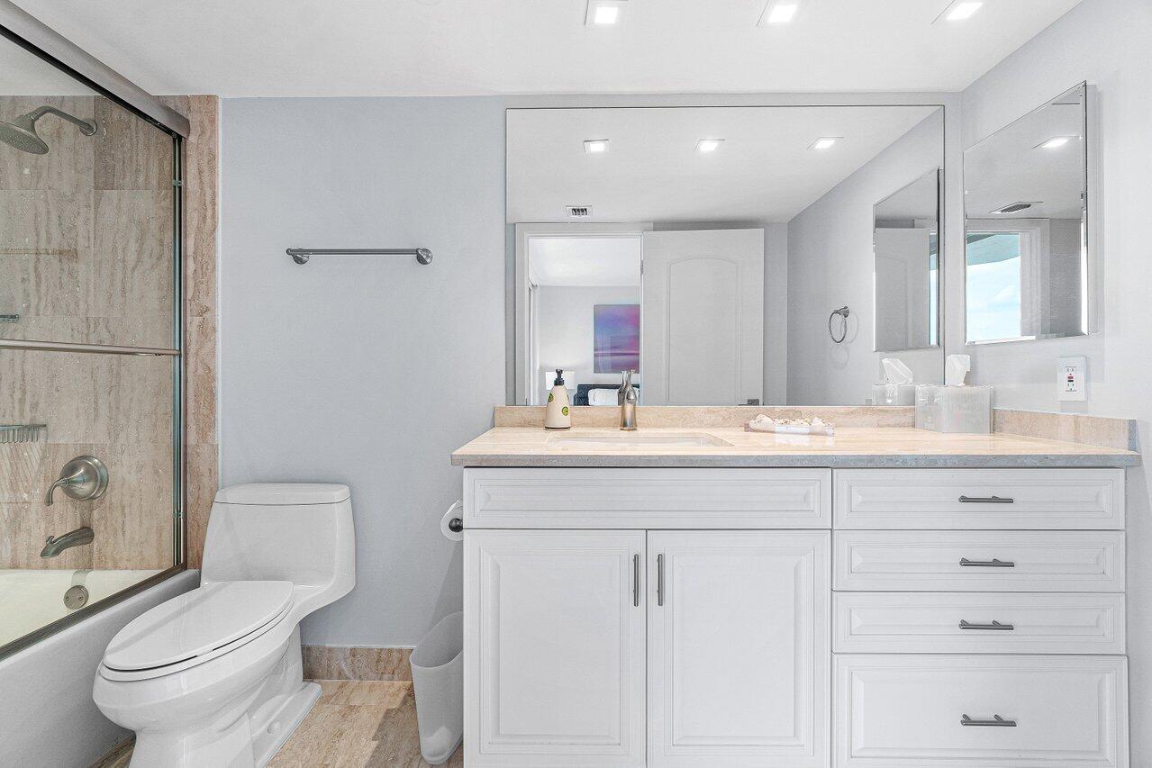 4201 North Ocean Boulevard, Unit 601 Boca Raton, FL 33431 - Photo 33 of 72 GUEST BATHROOM