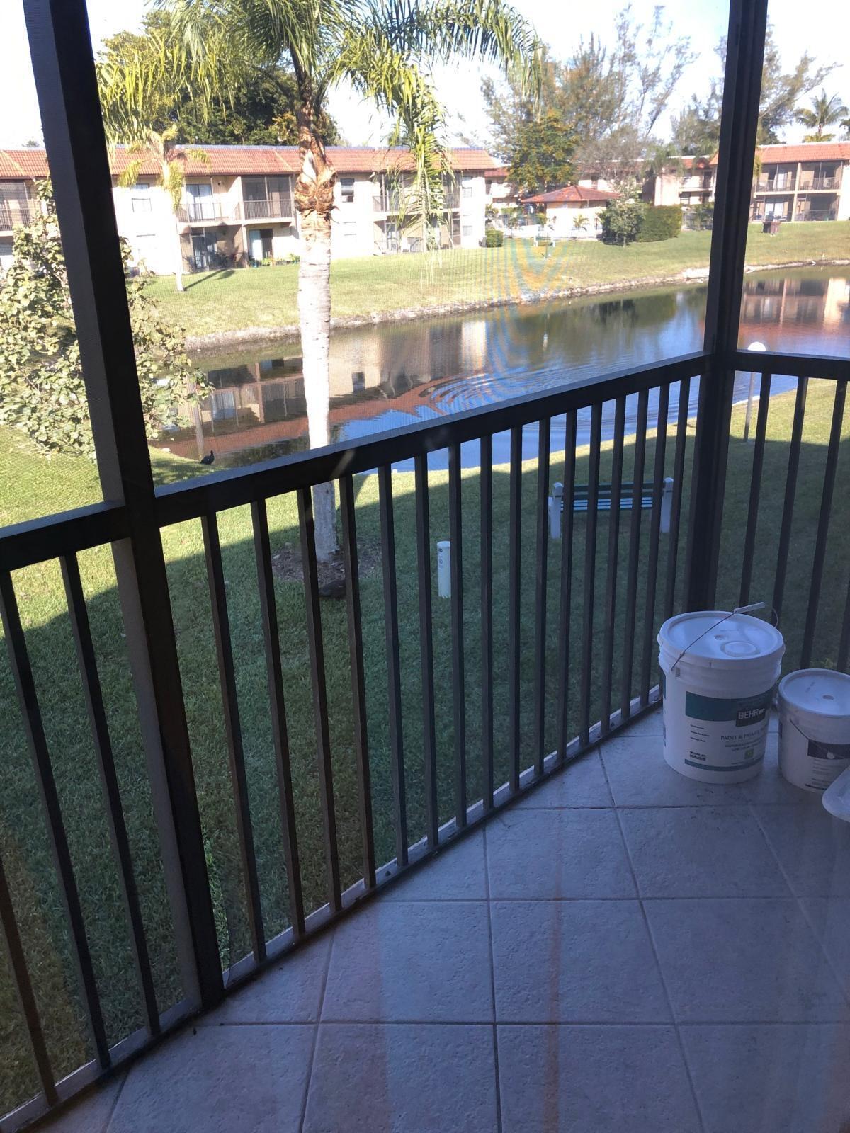 21911 Lake Forest Circle, Unit 204 Boca Raton, FL 33433 - Photo 13 of 16 a view of a balcony with an outdoor space
