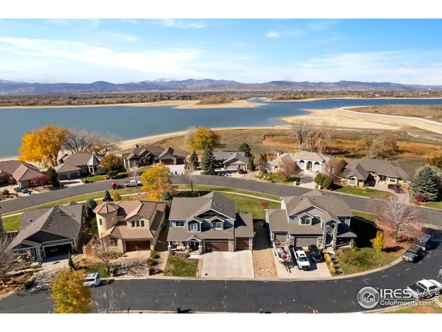 a view of a lake with a mountain