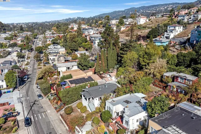 an aerial view of city
