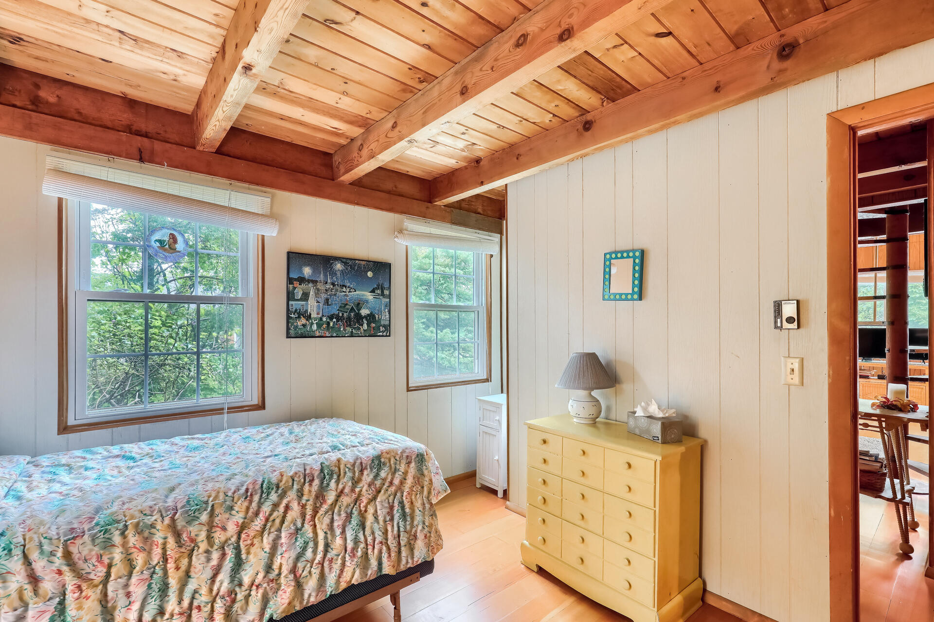 12 Captain Teach Road East Sandwich, MA 02537 - Photo 12 of 24 a bedroom with a bed and wooden floor