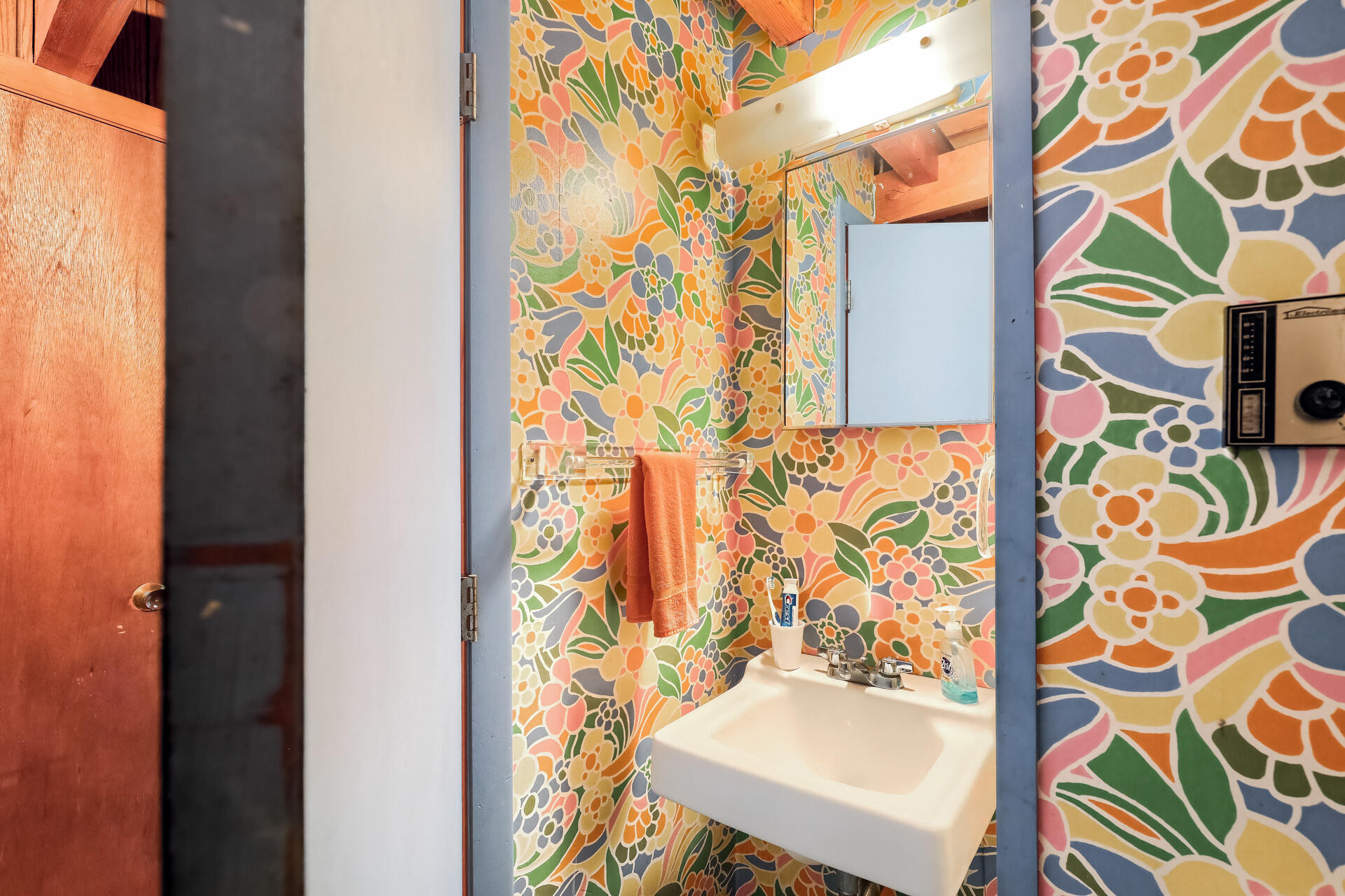 12 Captain Teach Road East Sandwich, MA 02537 - Photo 14 of 24 a bathroom with a sink and a mirror