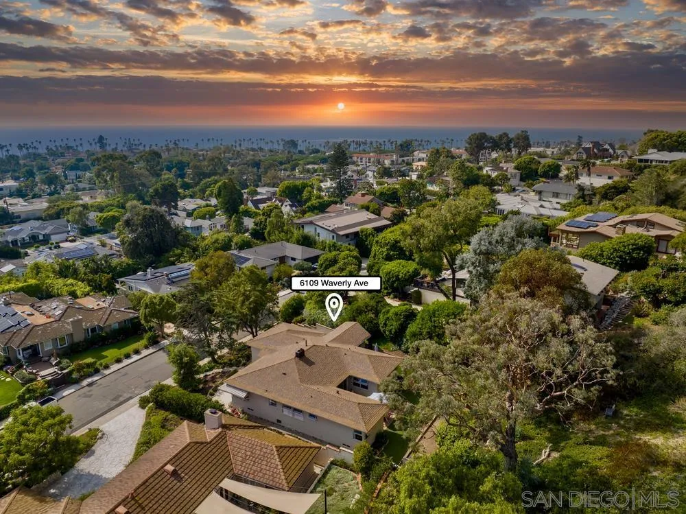 6109 Waverly Avenue La Jolla, CA 92037 - Photo 2 of 23 an aerial view of residential houses with outdoor space