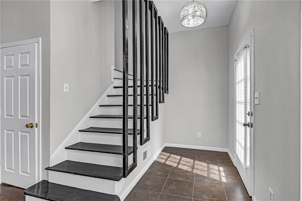 660 Queen Street Southwest, Unit B Atlanta, GA 30310 - Photo 23 of 51 a view of entryway with stairs and white door