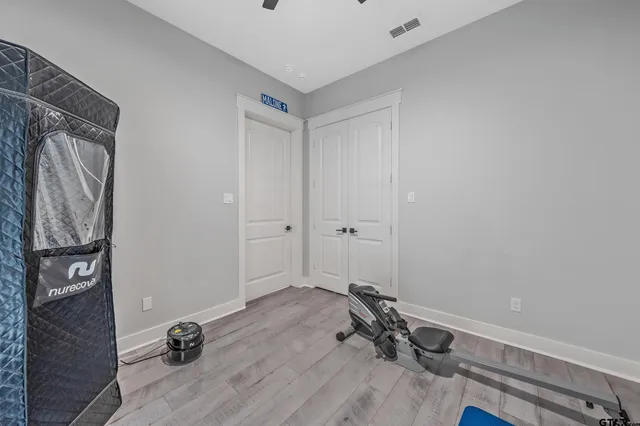 a view of a room with a area and a window